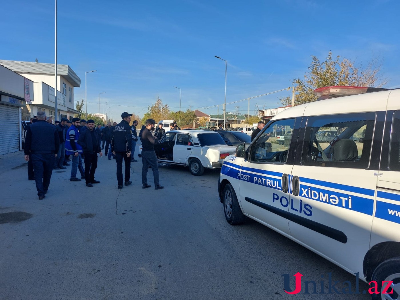 Mingəçevirdə avtomobillər toqquşdu - FOTO